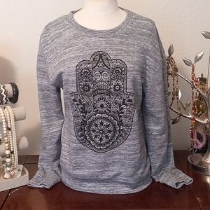 AWAKE Hamsa Sweatshirt Sz M